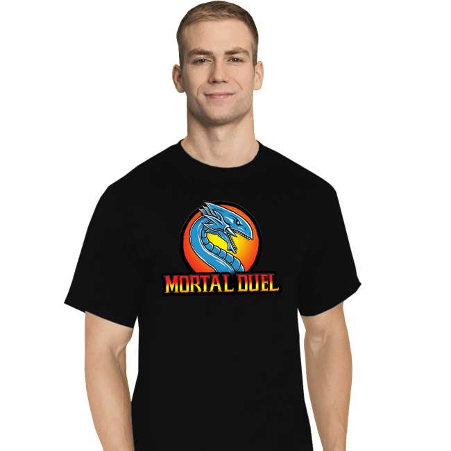 Daily_Deal_Shirts T-Shirts, Tall / Large / Black Mortal Duel
