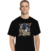 Load image into Gallery viewer, Shirts T-Shirts, Tall / Large / Black Hairy Pupper House Ruffinpaw

