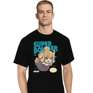 Shirts T-Shirts, Tall / Large / Black Super Bowsette