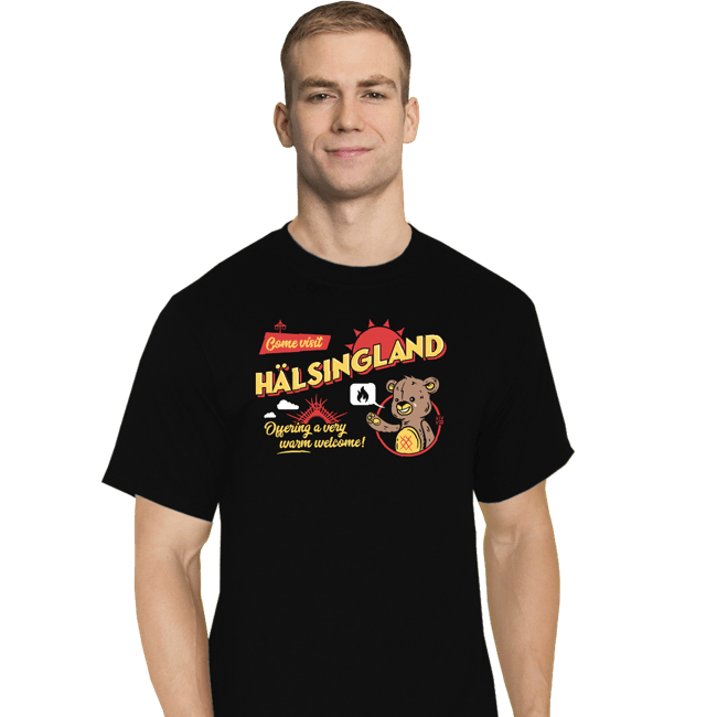 Daily_Deal_Shirts T-Shirts, Tall / Large / Black A Warm Welcome