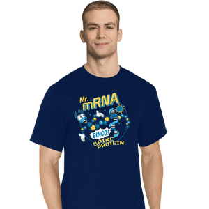 Shirts T-Shirts, Tall / Large / Navy Mr mRNA