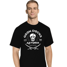 Load image into Gallery viewer, Shirts T-Shirts, Tall / Large / Black Goon Docks Emblem
