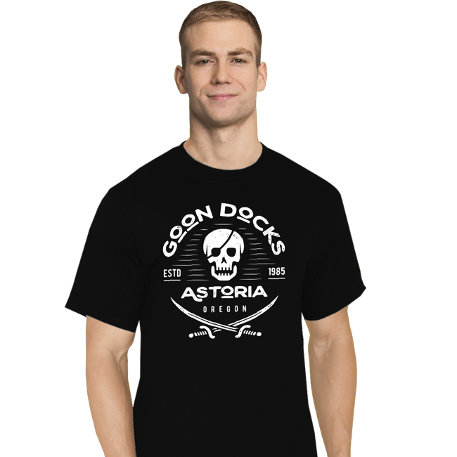 Shirts T-Shirts, Tall / Large / Black Goon Docks Emblem