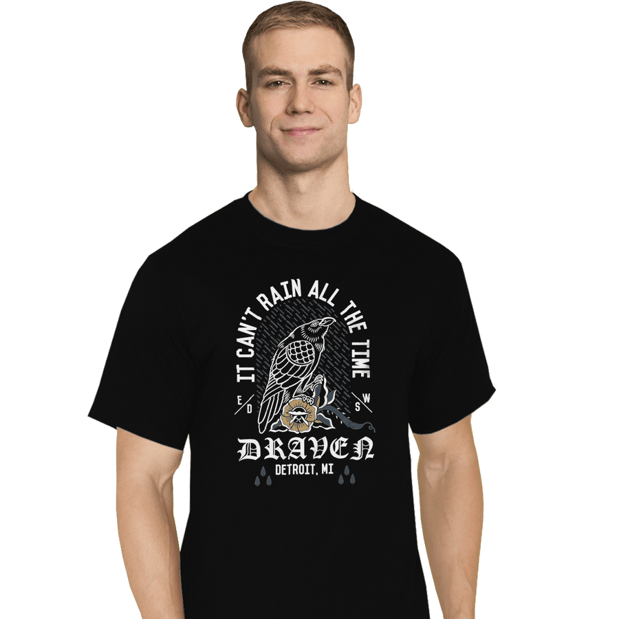 Shirts T-Shirts, Tall / Large / Black It Can't Rain All The Time