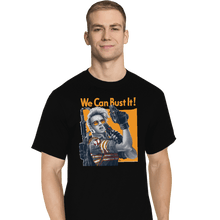 Load image into Gallery viewer, Shirts T-Shirts, Tall / Large / Black We Can Bust It
