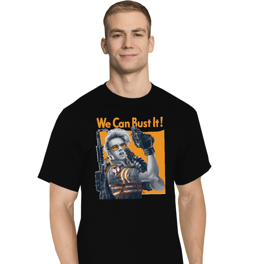 Shirts T-Shirts, Tall / Large / Black We Can Bust It