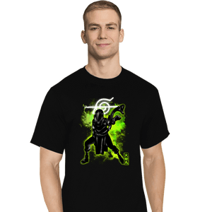 Shirts T-Shirts, Tall / Large / Black Cosmic Snake