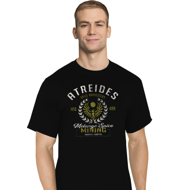Daily_Deal_Shirts T-Shirts, Tall / Large / Black Atreides Melange Spice