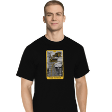 Load image into Gallery viewer, Shirts T-Shirts, Tall / Large / Black Tarot The Tower
