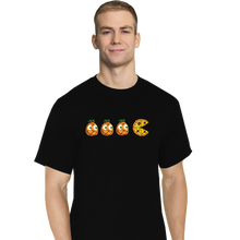 Load image into Gallery viewer, Daily_Deal_Shirts T-Shirts, Tall / Large / Black Pizza-Man!
