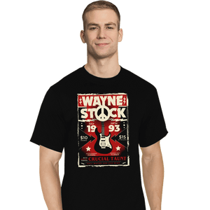 Secret_Shirts T-Shirts, Tall / Large / Black Wayne Stock