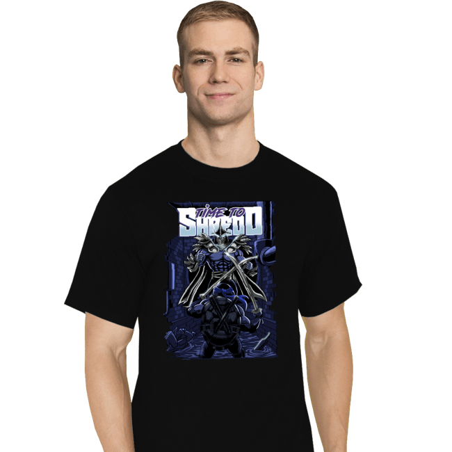 Secret_Shirts T-Shirts, Tall / Large / Black Time To Shredd