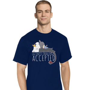 Secret_Shirts T-Shirts, Tall / Large / Navy Laziness Challenge Secret Sale