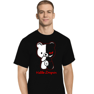 Shirts T-Shirts, Tall / Large / Black Hello Despair