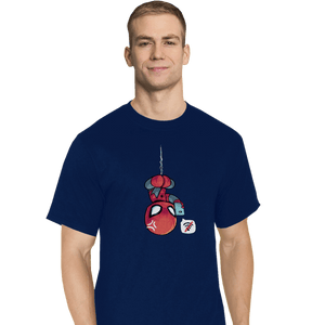 Shirts T-Shirts, Tall / Large / Navy Chibi Spider