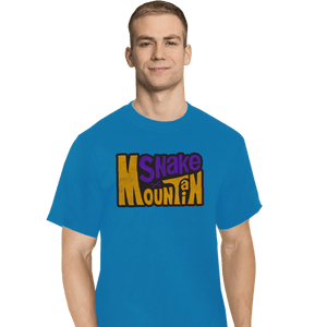 Daily_Deal_Shirts T-Shirts, Tall / Large / Royal Blue Snake Mountain