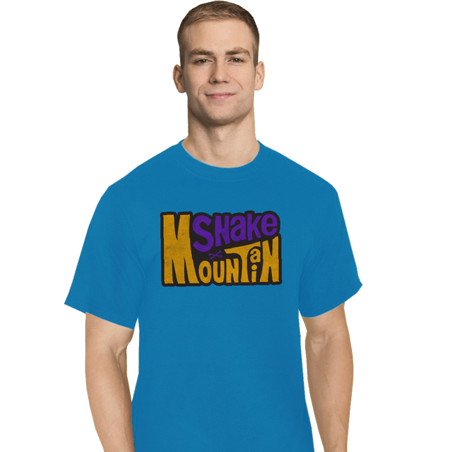 Daily_Deal_Shirts T-Shirts, Tall / Large / Royal Blue Snake Mountain