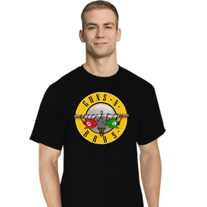 Daily_Deal_Shirts T-Shirts, Tall / Large / Black Guns N Bros
