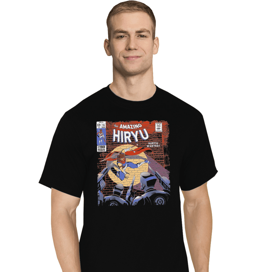 Shirts T-Shirts, Tall / Large / Black The Amazing Hiryu