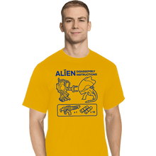 Load image into Gallery viewer, Secret_Shirts T-Shirts, Tall / Large / White Alien Guide

