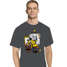 Load image into Gallery viewer, Daily_Deal_Shirts T-Shirts, Tall / Large / Charcoal Snikt Portriat
