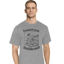 Load image into Gallery viewer, Shirts T-Shirts, Tall / Large / Sports Grey I Want You Inside Me
