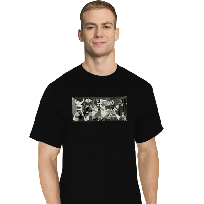 Daily_Deal_Shirts T-Shirts, Tall / Large / Black Guer Ni Ca