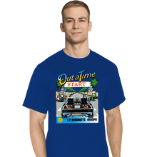 Load image into Gallery viewer, Daily_Deal_Shirts T-Shirts, Tall / Large / Royal Blue Out Run And Time

