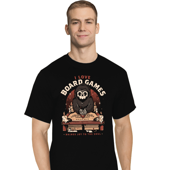 Daily_Deal_Shirts T-Shirts, Tall / Large / Black I Love Board Games