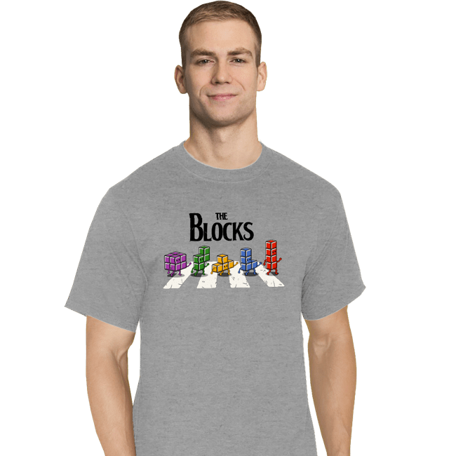 Last_Chance_Shirts T-Shirts, Tall / Large / Sports Grey The Blocks