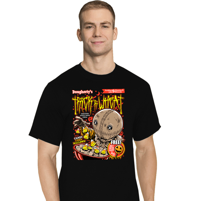 Secret_Shirts T-Shirts, Tall / Large / Black Trick R Wheat!