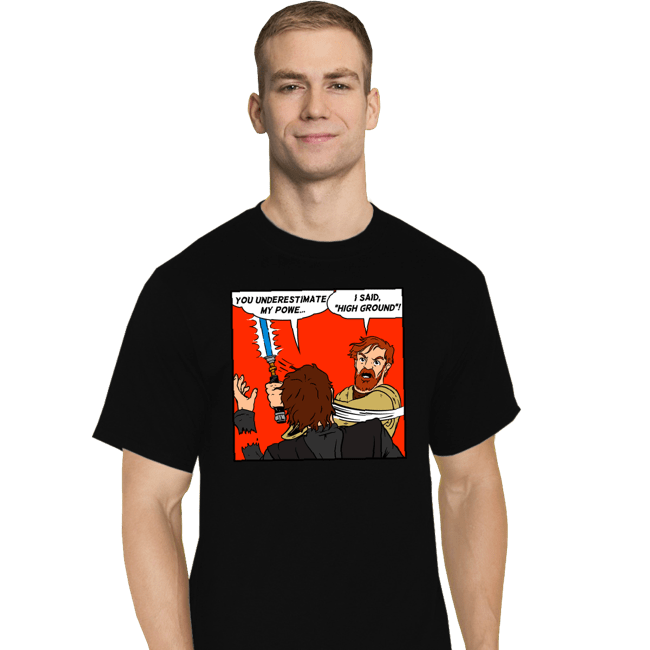 Secret_Shirts T-Shirts, Tall / Large / Black High Ground