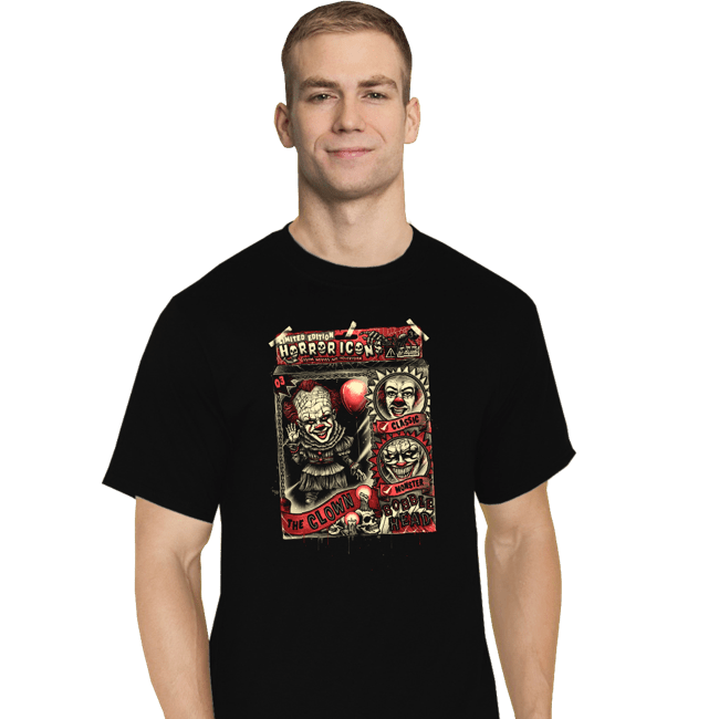 Shirts T-Shirts, Tall / Large / Black The Clown Bobblehead