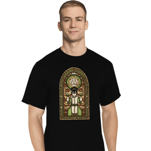 Shirts T-Shirts, Tall / Large / Black Stained Glass Toph