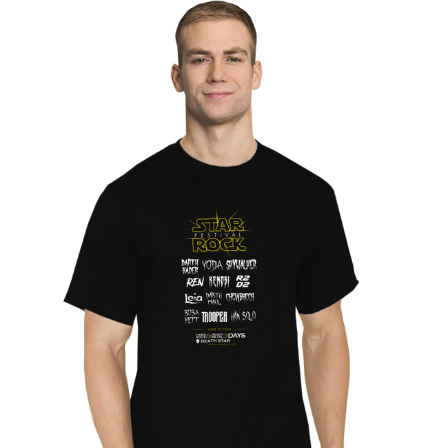 Shirts T-Shirts, Tall / Large / Black Star Rock
