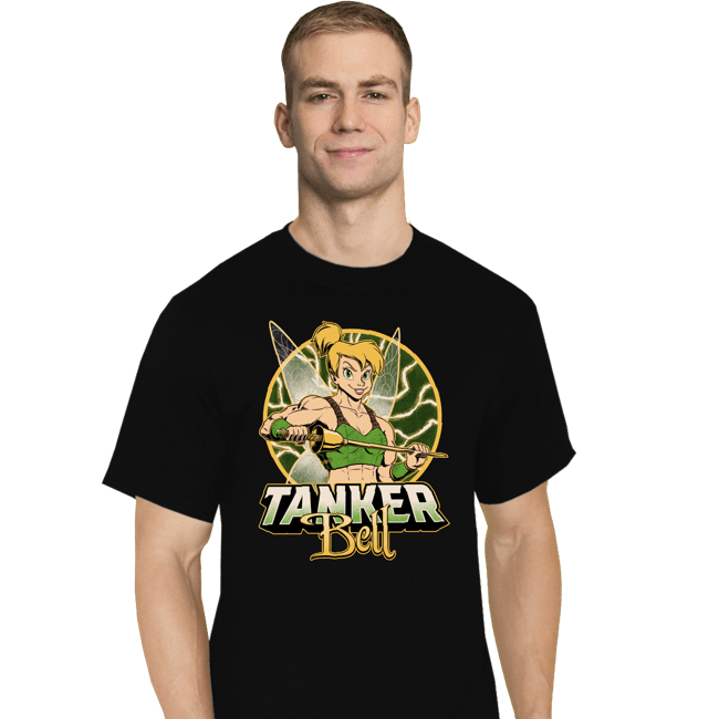 Daily_Deal_Shirts T-Shirts, Tall / Large / Black Tanker Bell