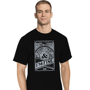 Shirts T-Shirts, Tall / Large / Black Tasty Waves