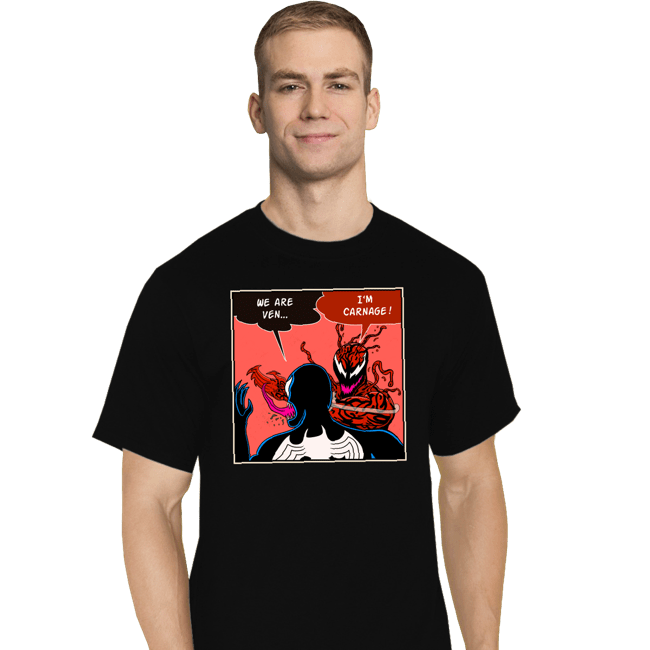 Shirts T-Shirts, Tall / Large / Black Symbiote Slap