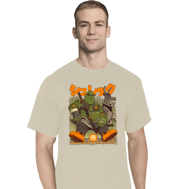 Daily_Deal_Shirts T-Shirts, Tall / Large / White Samurai Shurekk