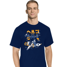Load image into Gallery viewer, Secret_Shirts T-Shirts, Tall / Large / Navy Space Troubles
