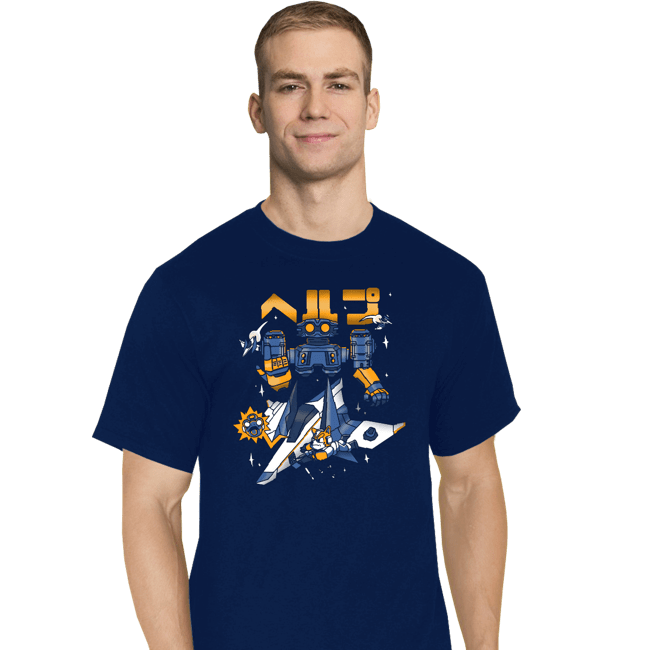 Secret_Shirts T-Shirts, Tall / Large / Navy Space Troubles