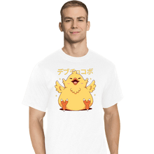 Load image into Gallery viewer, Shirts T-Shirts, Tall / Large / White Fat Chocobo
