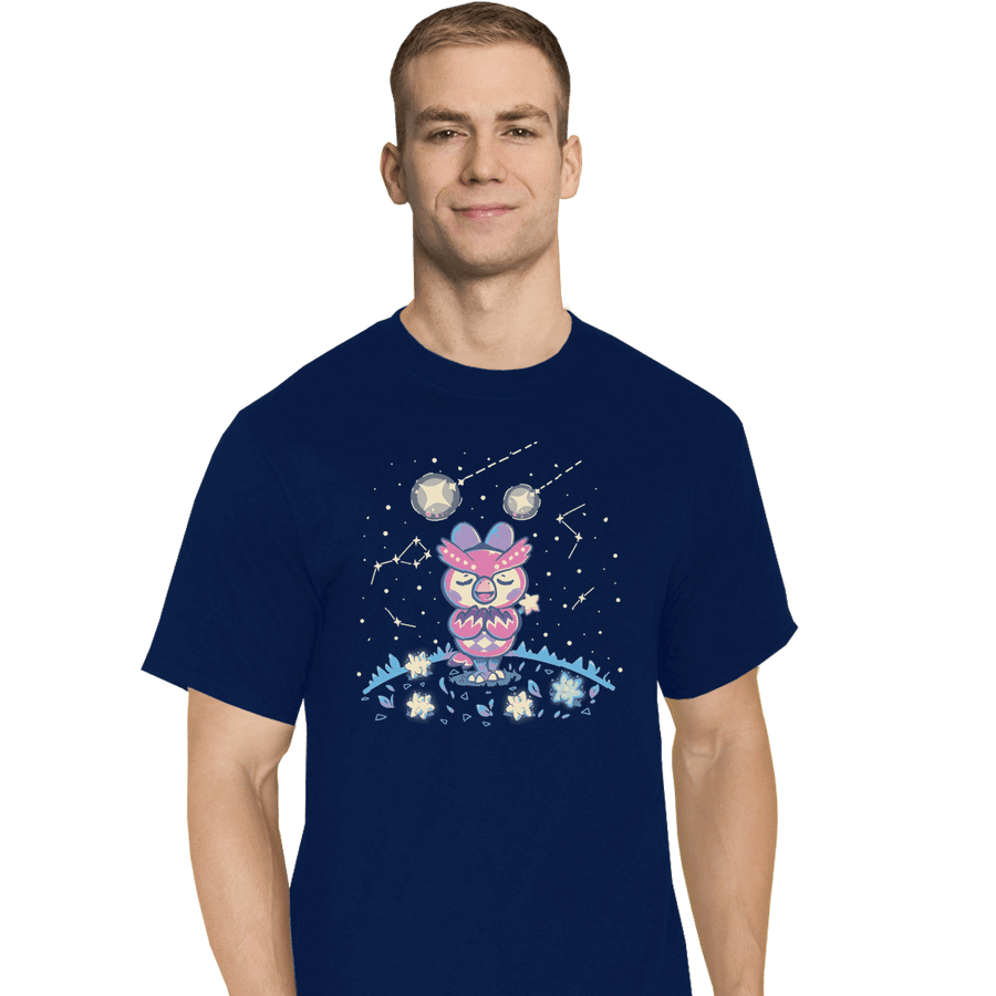 Shirts T-Shirts, Tall / Large / Navy Starry Owl