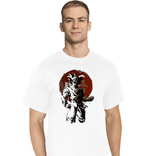 Load image into Gallery viewer, Shirts T-Shirts, Tall / Large / White Saiyan Sun
