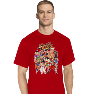 Shirts T-Shirts, Tall / Large / Red Street Fighter DBZ