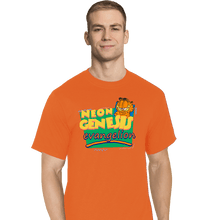 Load image into Gallery viewer, Shirts T-Shirts, Tall / Large / Red Neon Garfield Evangelion Orange
