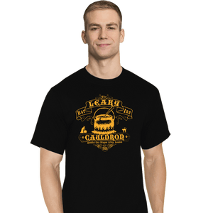 Shirts T-Shirts, Tall / Large / Black Leaky Cauldron