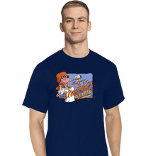 Load image into Gallery viewer, Daily_Deal_Shirts T-Shirts, Tall / Large / Navy Cheddar Whizzy
