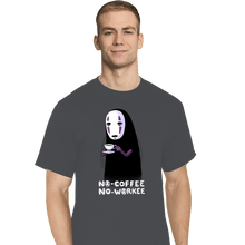 Load image into Gallery viewer, Daily_Deal_Shirts T-Shirts, Tall / Large / Charcoal No Face No Coffee

