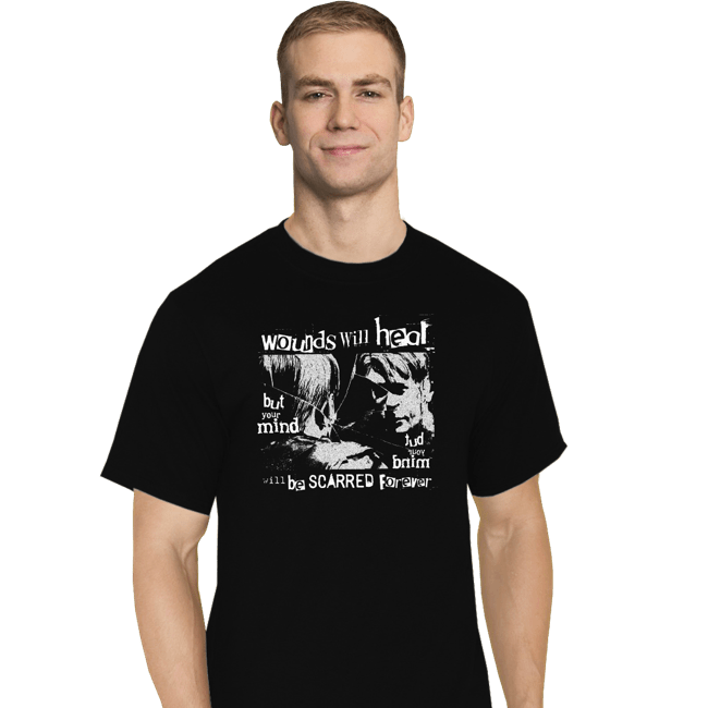 Secret_Shirts T-Shirts, Tall / Large / Black Wounds Will Heal
